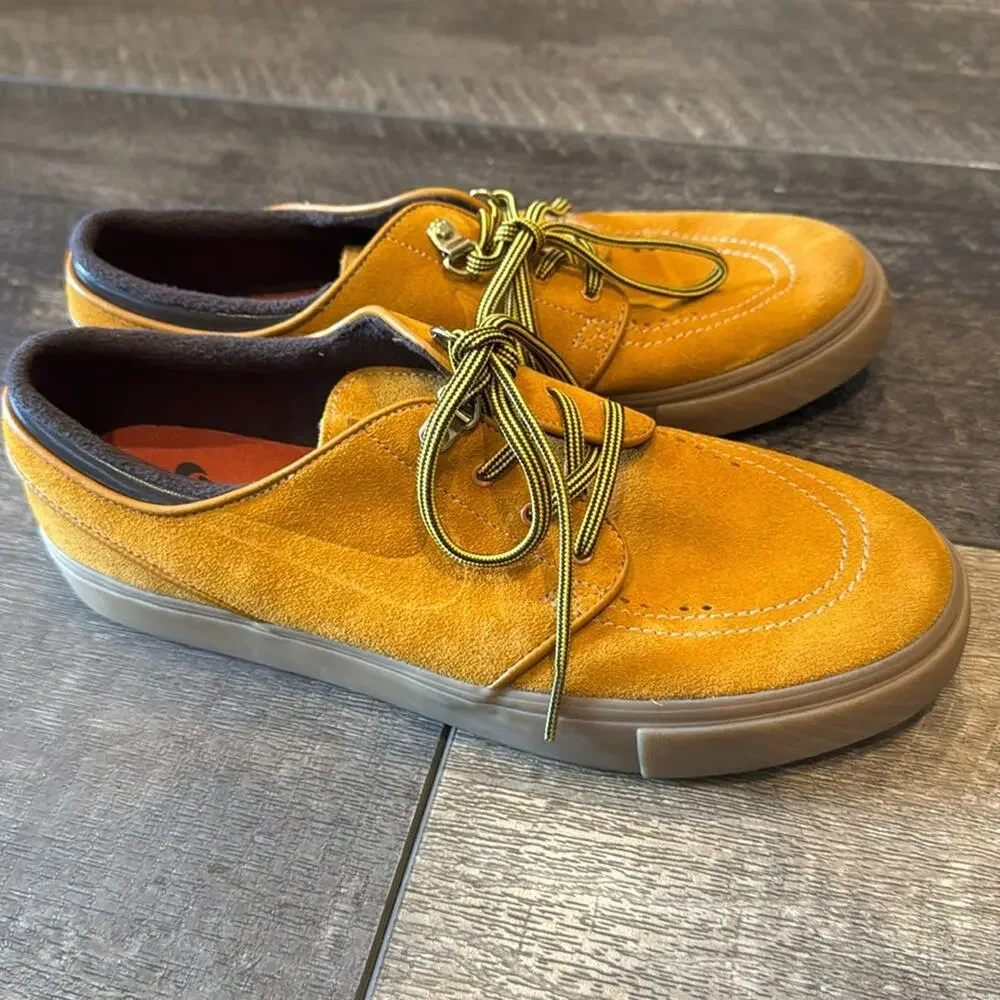 NWOT Nike SB Zoom Janoski Premium Bronze Gum Shoe Size 8.5